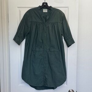 Mint Forest Green Long Sleeve Dress